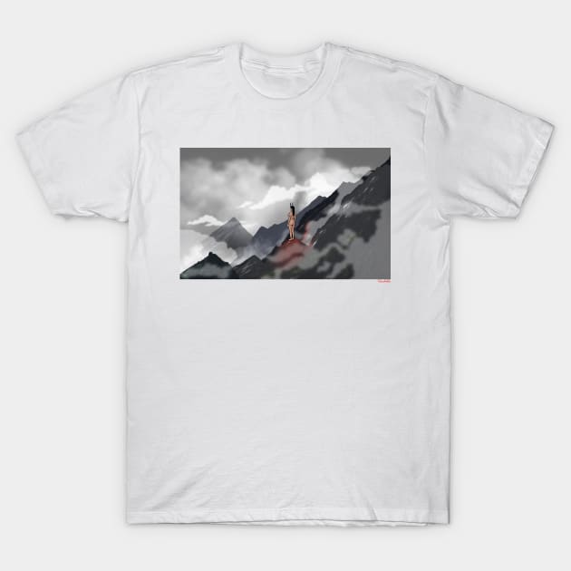 Devils Doorstep T-Shirt by blacknallillustration